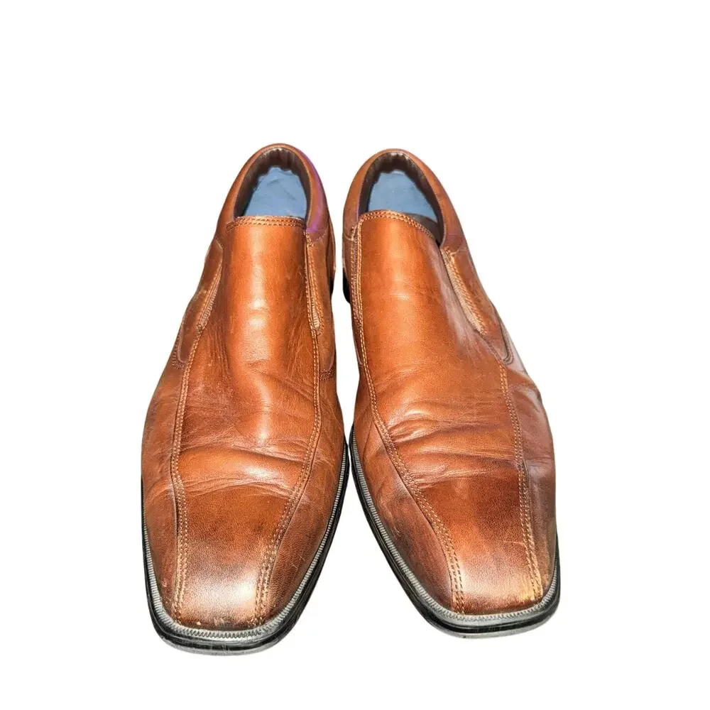 Rockport Fassler Loafer Men's 11.5 M Tan Leather Slip On Shoes Adiprene Footbed